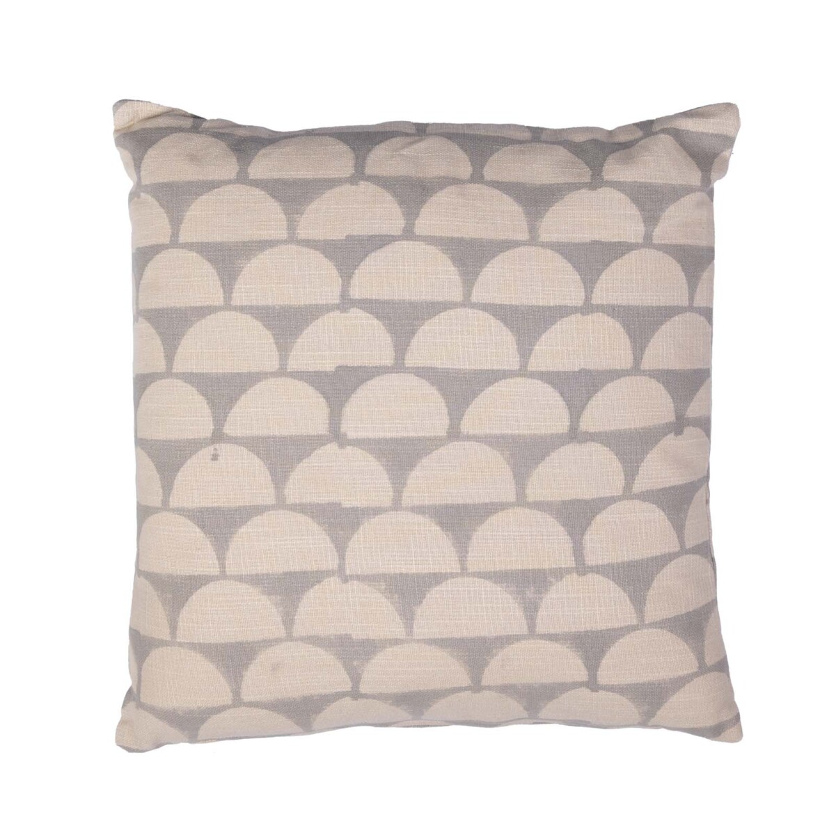 ALMOHADÓN MURCIA 45*45 - ALGODON BEIGE/GRIS 