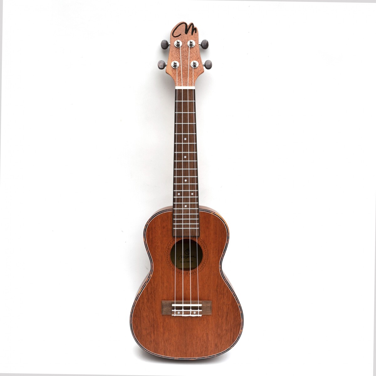 Ukelele Soprano Magma Caoba C/cenefa Boca Grabada Mks40 