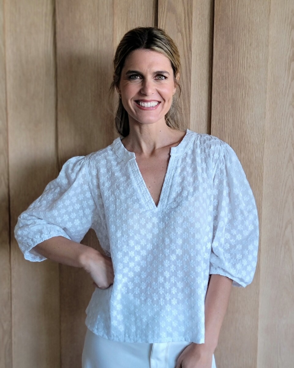 Blusa Margarita - Broderie flor 