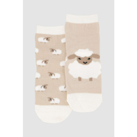 Pack x2 medias bebè con diseño con abs Variante 32