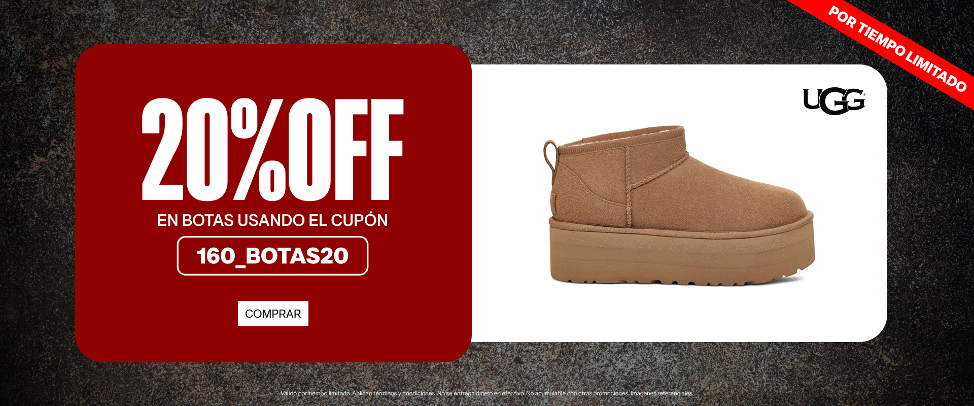 20% OFF Botas
