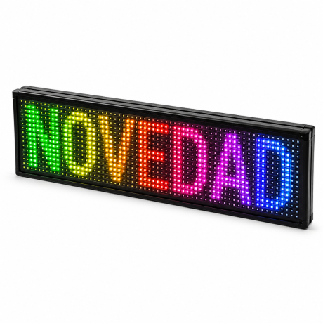 CARTEL LUMINOSO DIGITAL PERSONALIZABLE LED MULTICOLOR 4 COLORES 68 X 20CM CARTEL LUMINOSO DIGITAL PERSONALIZABLE LED MULTICOLOR 4 COLORES 68 X 20CM