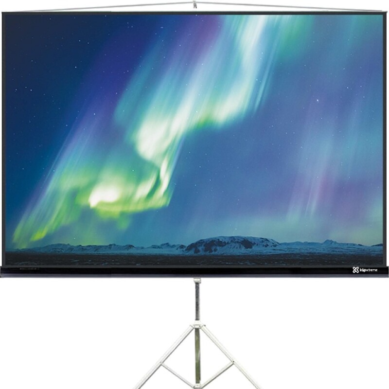 Klip Xtreme KPS-113 - Projection screen with tripod - 92" - 16:9 Klip Xtreme KPS-113 - Projection screen with tripod - 92" - 16:9