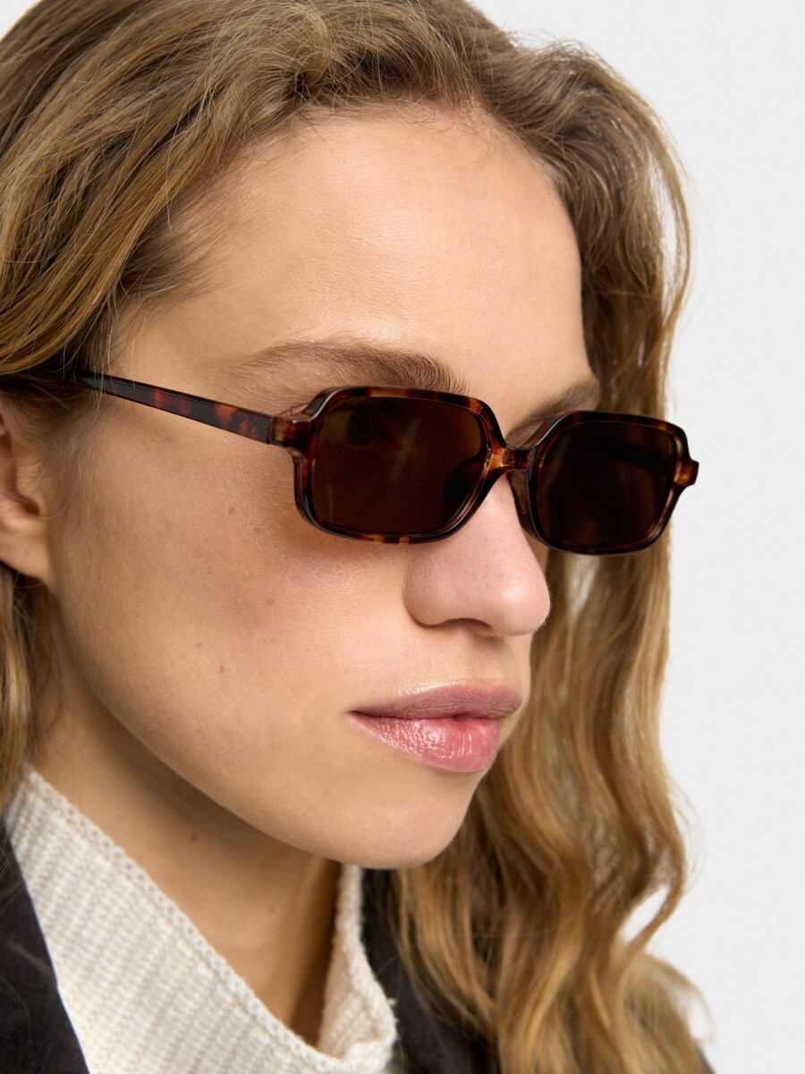 Gafas De Sol Cuadradas marron