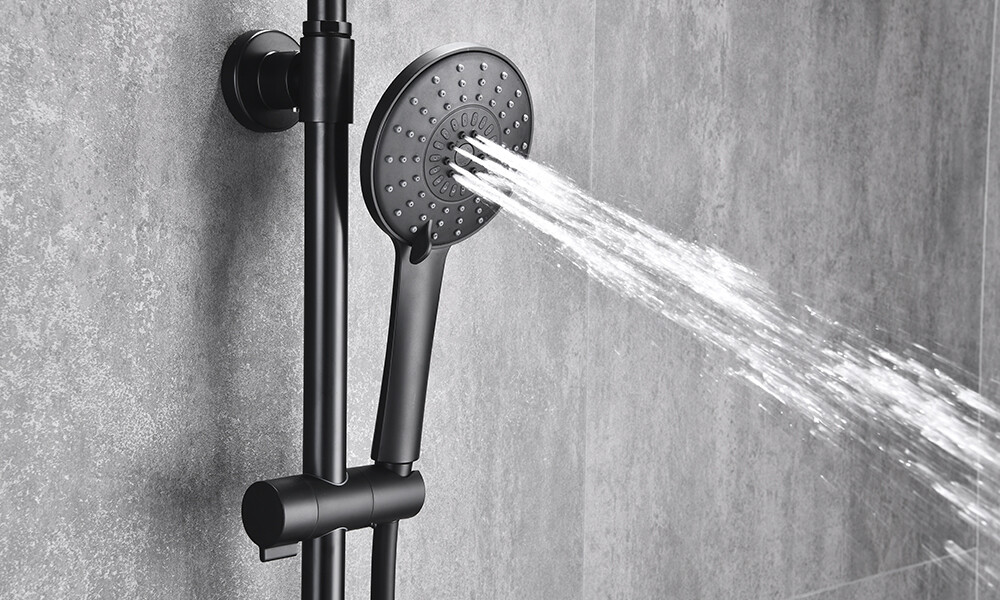 Set de ducha negro SO551B 13 31 1 Set De Ducha Negro So551b 13 31 1