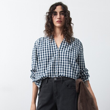 CAMISA CHER Azul Oscuro