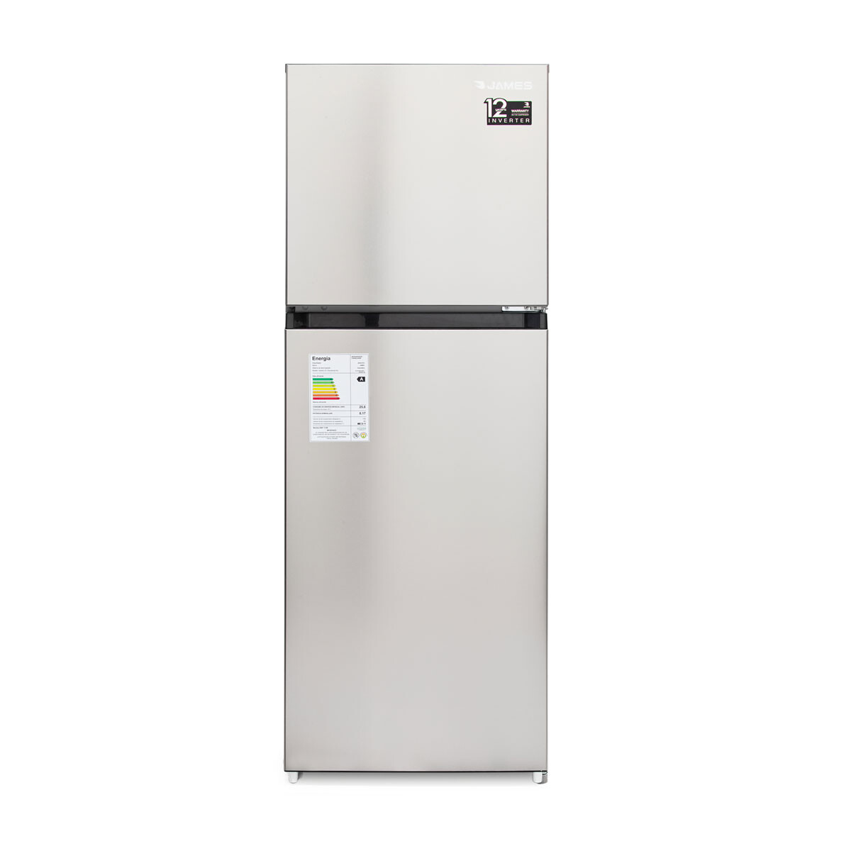 REFRIGERADOR JAMES RJ 275 Inverter INOX. 236L 