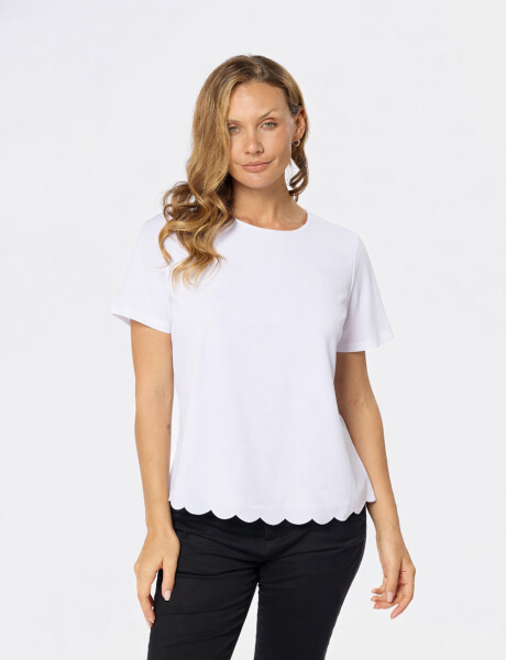 BLUSA A LA BASE Blanco
