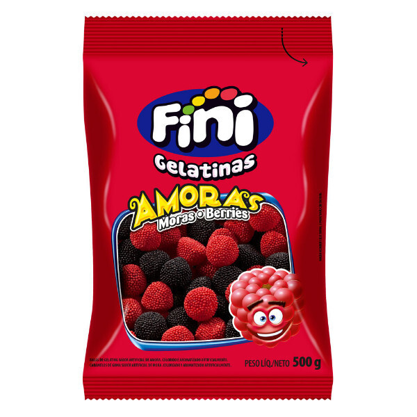 Fini Amoras Gomitas Sabor Mora 500 g Fini Amoras Gomitas Sabor Mora 500 g