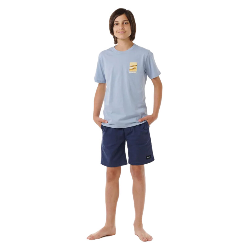 Remera Rip Curl Surf Revival Lined Up Tee - Niño Remera Rip Curl Surf Revival Lined Up Tee - Niño