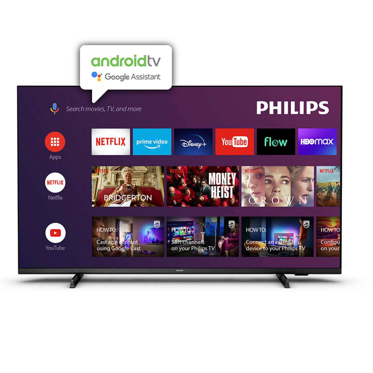 TV Smart 50" UHD PHILIPS 50PUD7408/77 