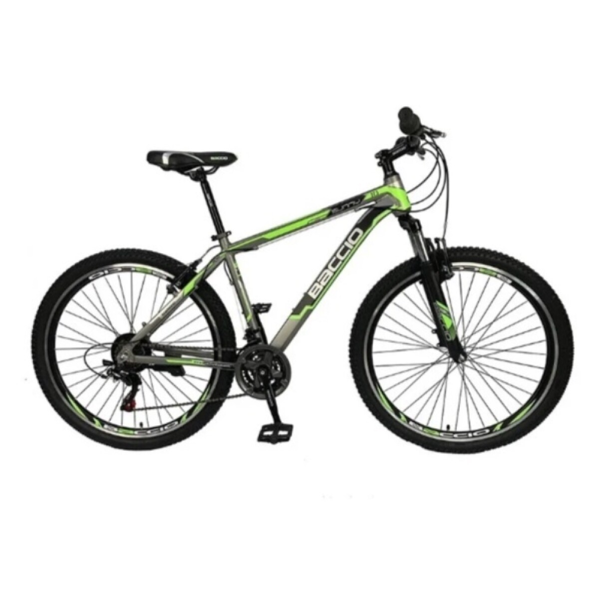 Bicicleta Baccio R.27.5 Hombre Mtb Sunny Aluminio - Gris/verde. 
