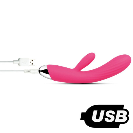 Vibrador Rabbit Flexible Con Calefacción Angel Vibrador Rabbit Flexible Con Calefacción Angel