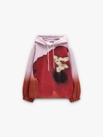 Sudadera Con Flor Estampada multicolor