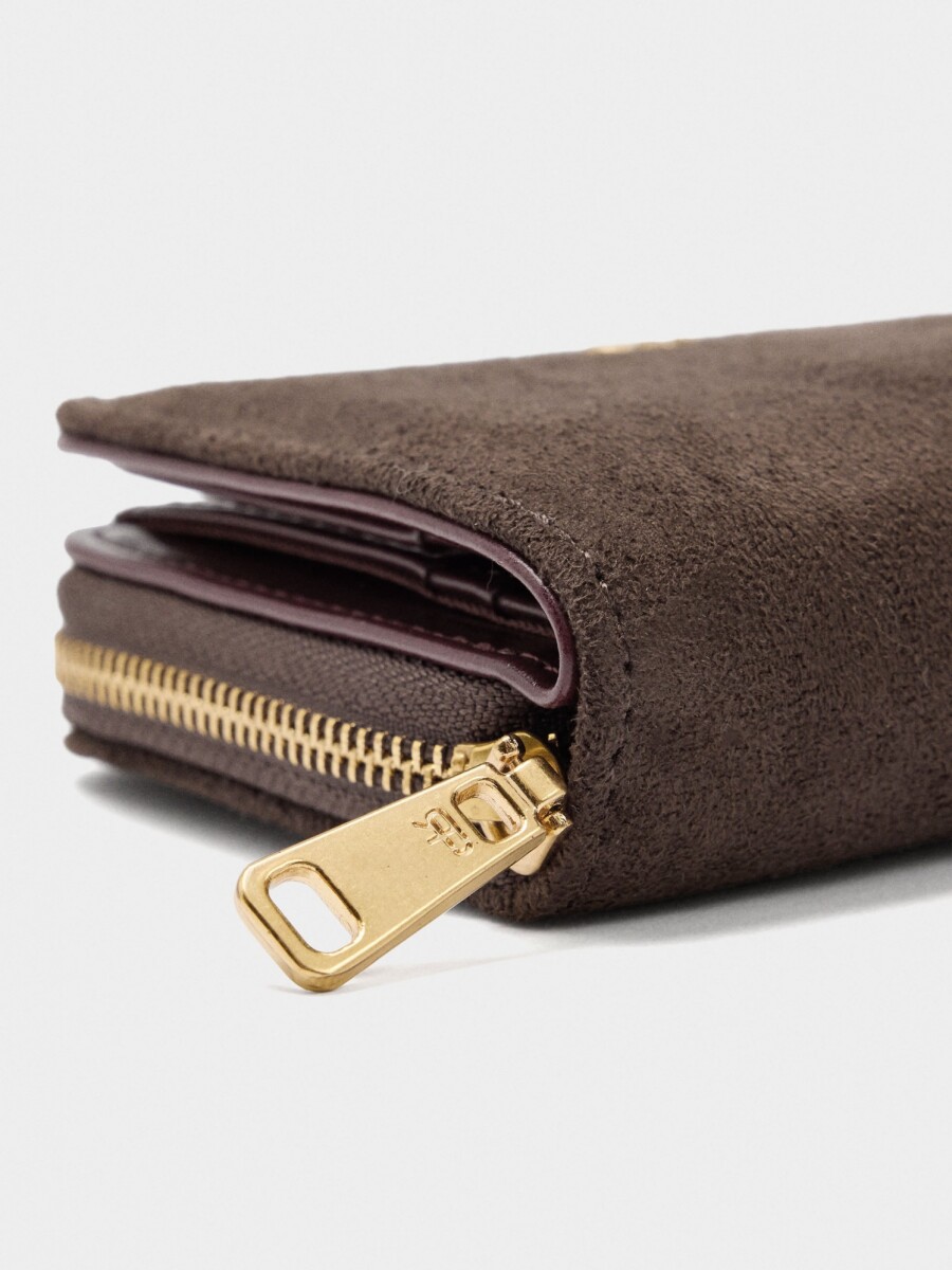 Cartera Efecto Piel marron