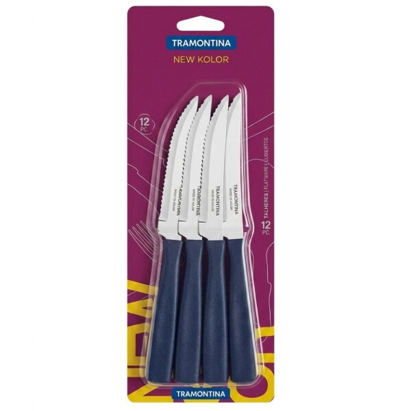 CUCHILLO NEW COLOR TRAMONTINA x12 CUCHILLO NEW COLOR TRAMONTINA x12