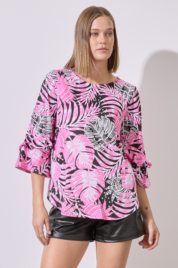 Blusa Print ROSA/MULTI