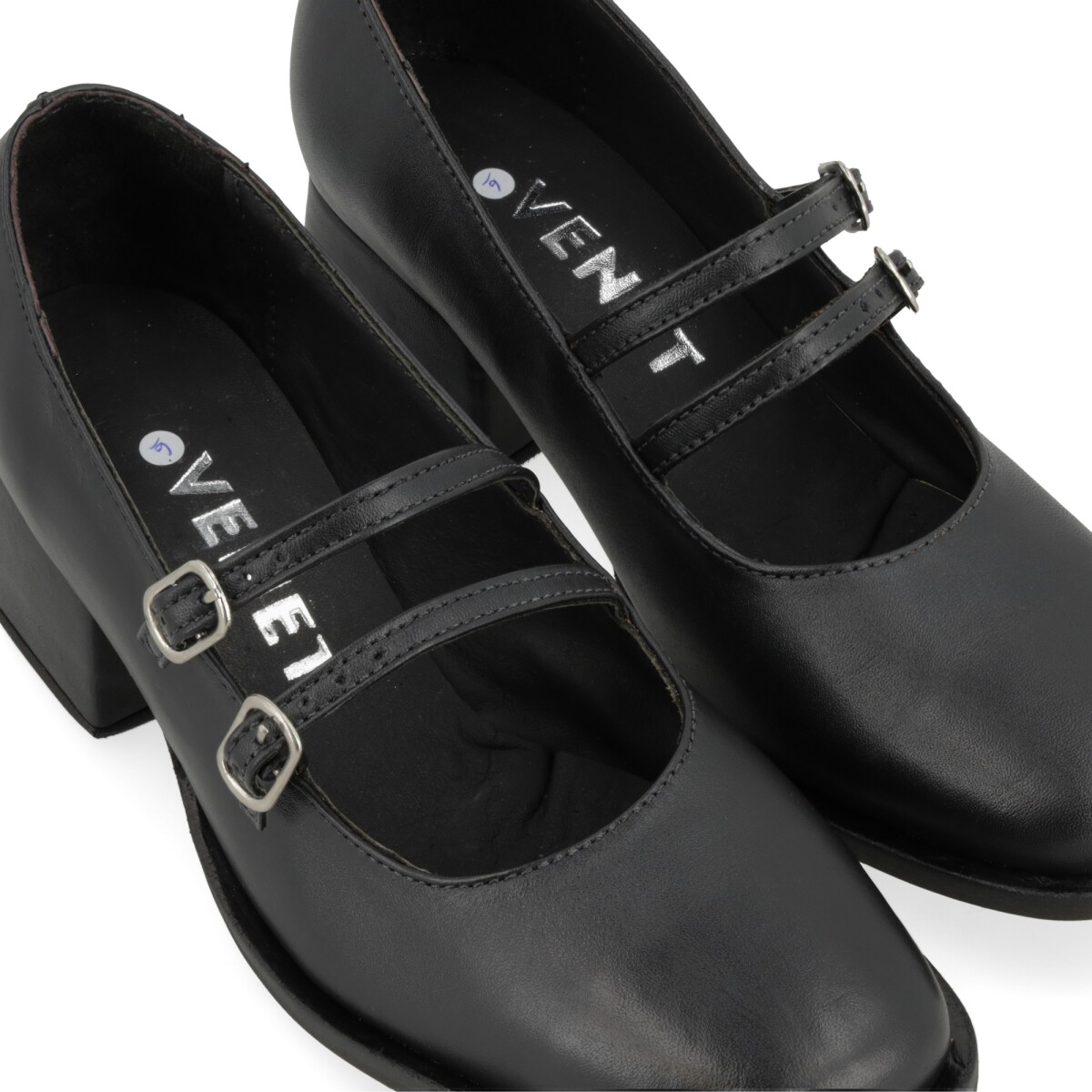 Venet ZAPATO VENET - CUERO SUNNA - NEGRO — Venet