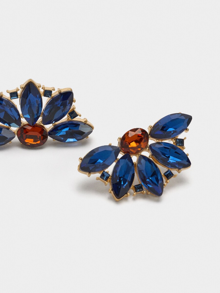 Pendientes De Cristales multicolor