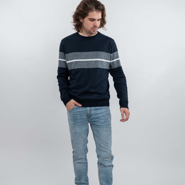 Sweater Stripe Navy