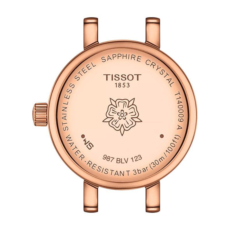 Reloj Tissot T1400093311100 Lovely Round en acero para dama Rosé