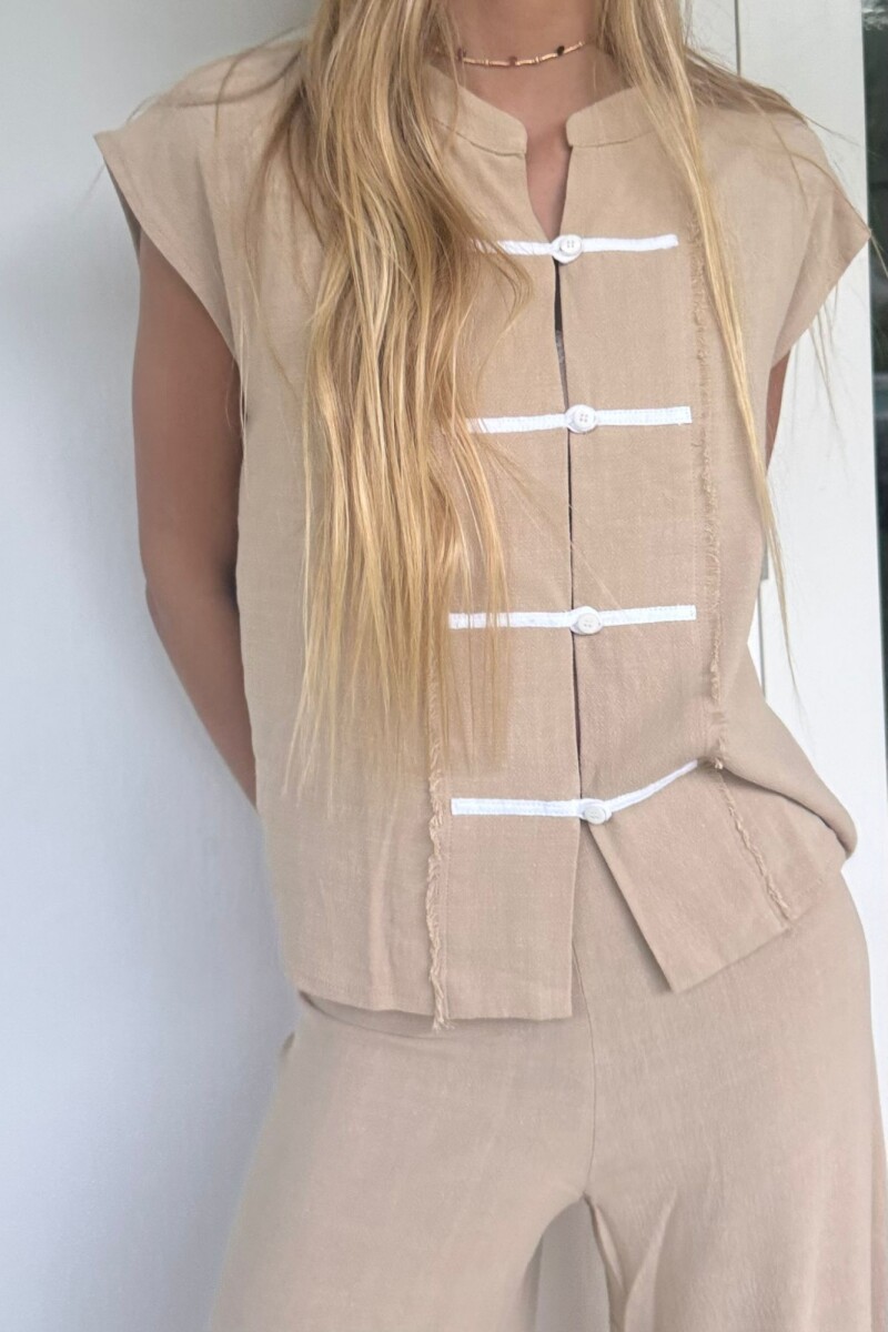 Blusa Noah - Beige 