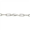 Cadena Force eslabón largo-Plata 925-Sin Piedra-CD3065 sinpiedra