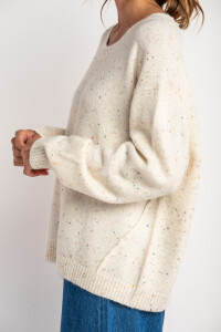 Sweater Bouttonne Nácar
