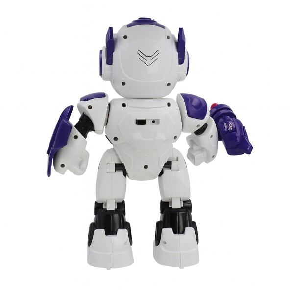 Robot Inteligente Interactivo Control Juguete 30Cm Infantil Color Blanco