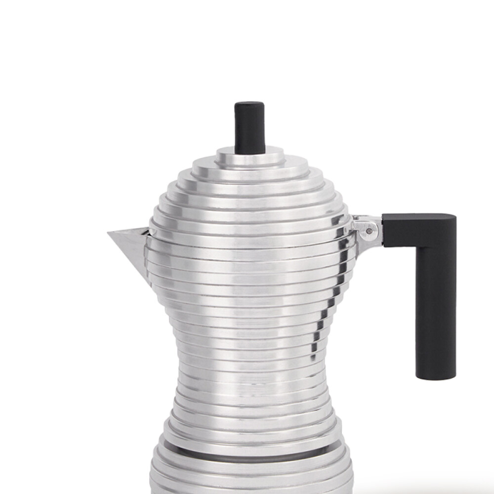 Máquina de café Moka negra Alessi Pulcina Máquina de café Moka negra Alessi Pulcina