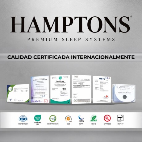 Colchon de resortes 1 Plaza HAMPTONS Palladium Colchon de resortes 1 Plaza HAMPTONS Palladium