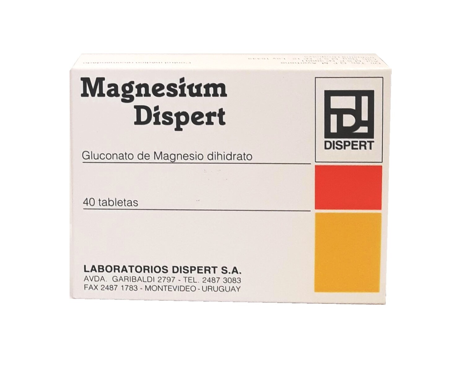 Magnesium 500 Mg. 40 Tabletas. 