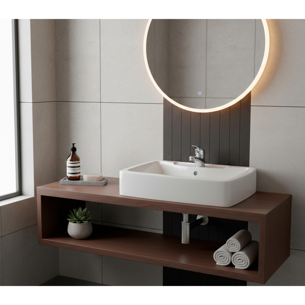 BACHA DE APOYO MODELO TURIN COLOR BLANCO PARA MONOCOMANDO Bacha De Apoyo Modelo Turin Color Blanco Para Monocomando