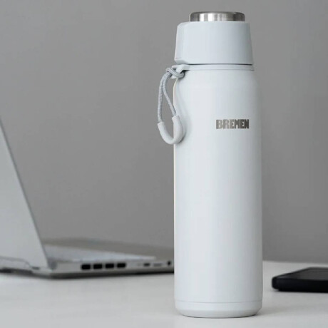 Termo Bremen Con Pico Cebador 600 ml Gris