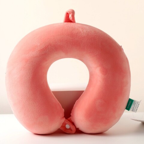 ALMOHADA CUELLO VISCOELÁSTICO FORMA U (ROSA) ALMOHADA CUELLO VISCOELÁSTICO FORMA U (ROSA)