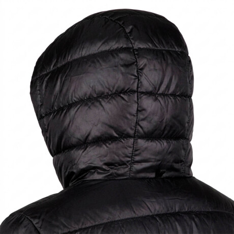 Campera Topper C/Capucha Abrigo Impermeable P/ Dama Negro2