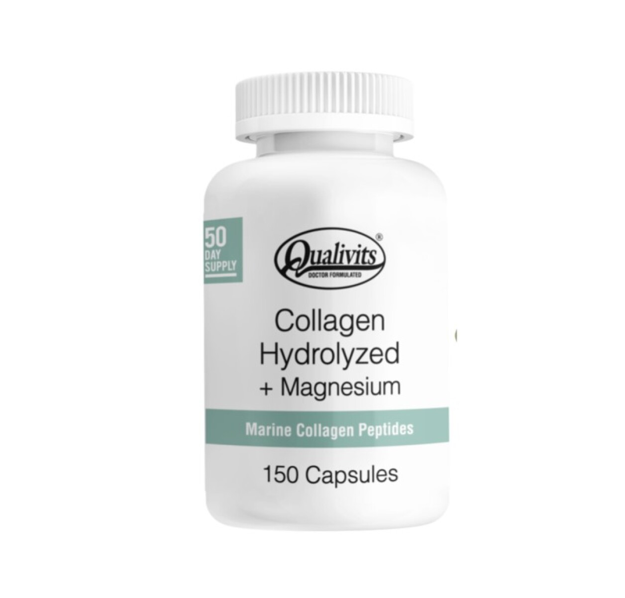 Colágeno Qualivits Colageno Hidrolizado + Magnesio 150 Cápsulas 
