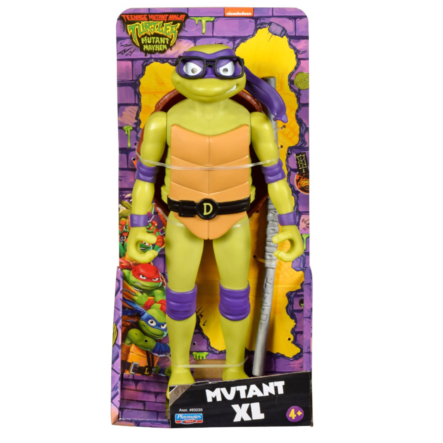 Tortugas Ninja Figura Articulada 24Cm Accesorio Donatello