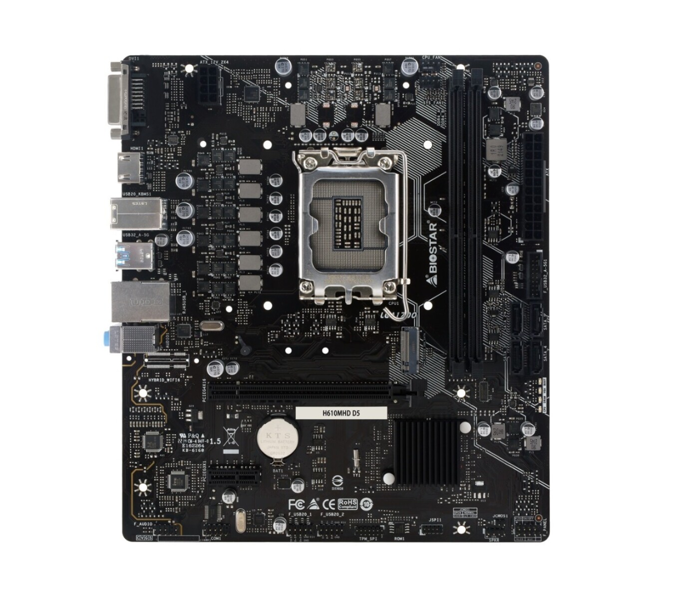 Mother Biostar H610MHD D5 Lga 1700 