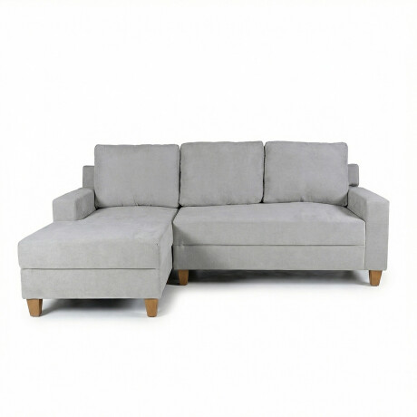 Rinconera Lucci - Tela Microfibra - Chaise izquierdo Berlin 05 (Ceniza)