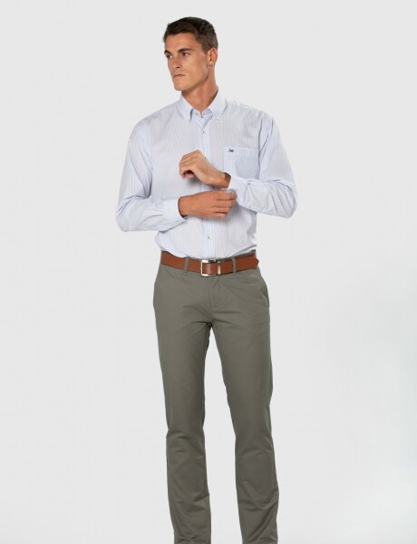 PANTALÓN CLÁSICO GABARDINA Verde