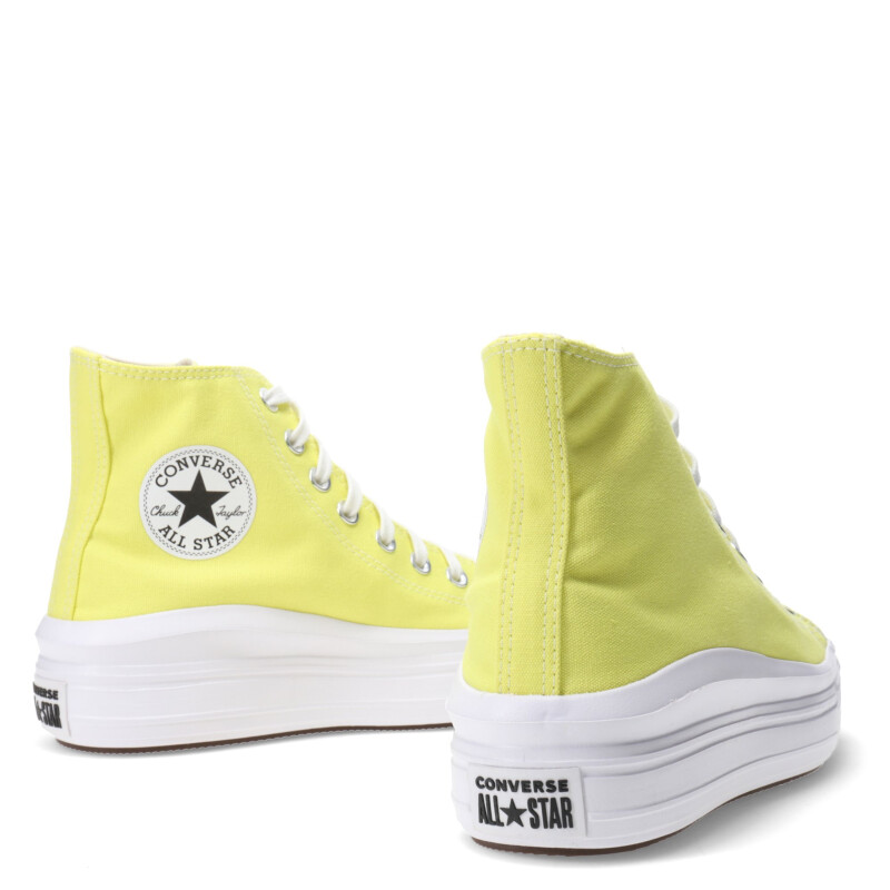 Championes de Mujer Converse Plataforma Chuck Taylor Move Amarillo