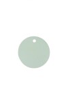 Tag circular liso VERDE AGUA