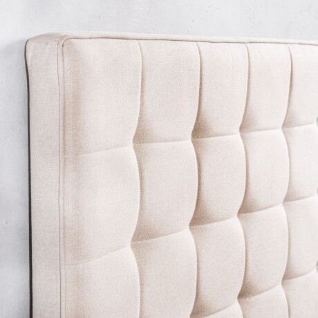 Respaldo Capitoneado Jean Beige