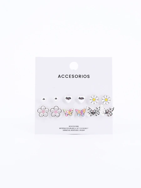CARAVANAS SET X 6 PLATEADO