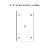 Box Para Colchón De 1 1/2 Plaza Negra De 1.9x1.1m Box Para Colchón De 1 1/2 Plaza Negra De 1.9x1.1m