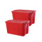 Set x2 Caja organizadora 120 lts Fullbox ROJO