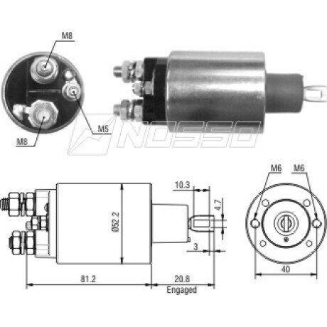 AUTOMATICO DE ARRANQUE - FORD F100-250-7000 PEUG.504 PRESTOLITE ZM AUTOMATICO DE ARRANQUE - FORD F100-250-7000 PEUG.504 PRESTOLITE ZM