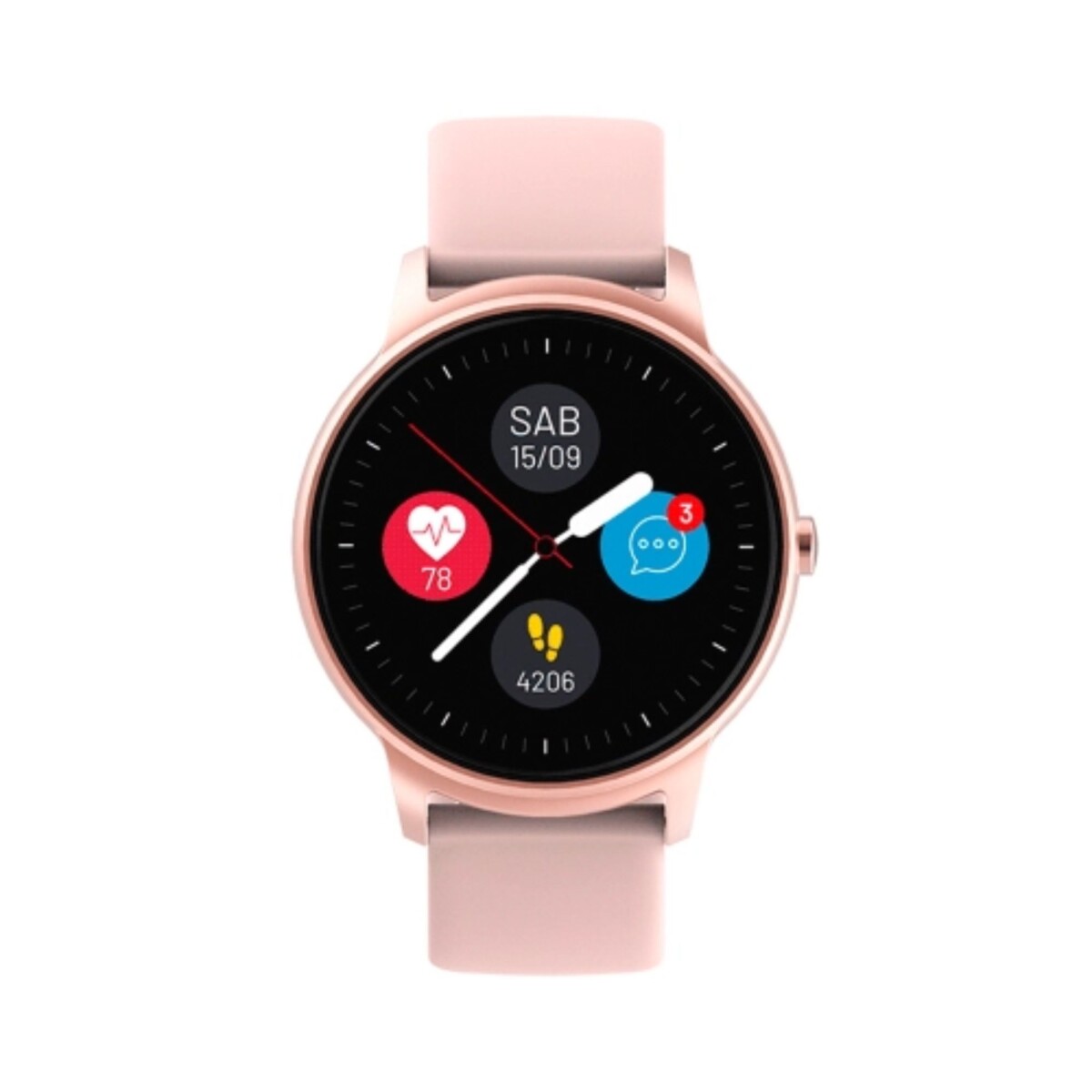 Smartwatch Multilaser Viena Android - Rose 