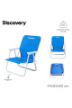 Silla Plegable de Camping Discovery Azul
